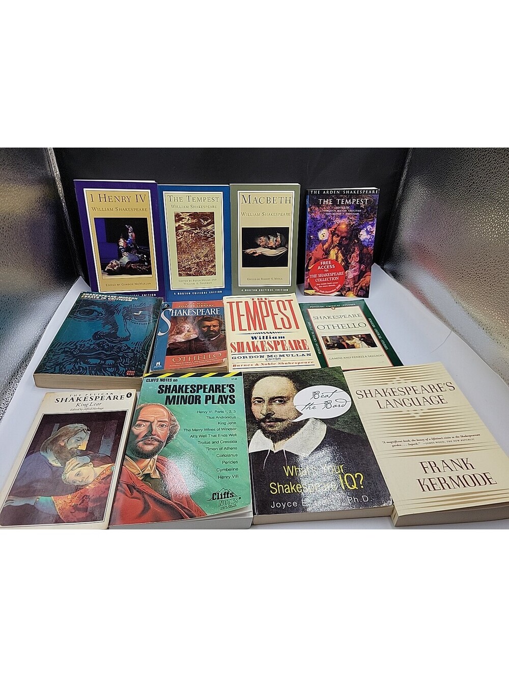 Shakespeare Plays Book Lot Othello Macbeth Tempest King Lear + Criticism Lot 12